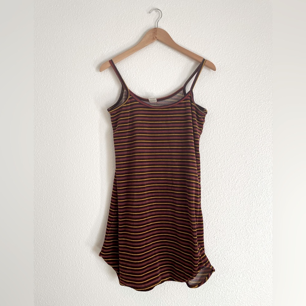 Vintage 90s Velvet Dress, S